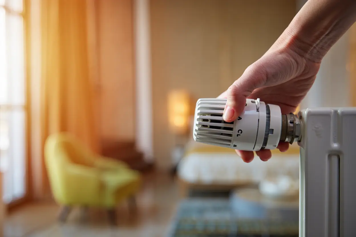 Ajustement thermostat radiateur