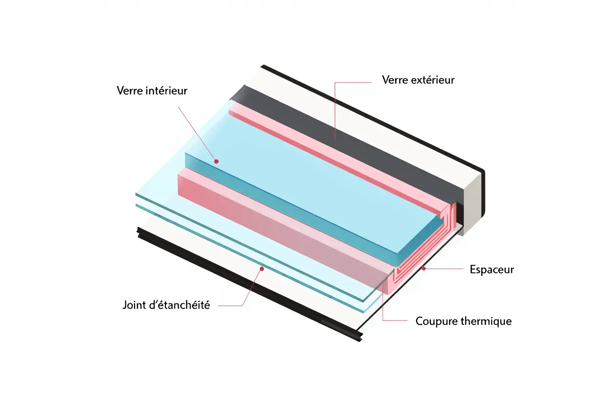 Anatomie du double vitrage performant