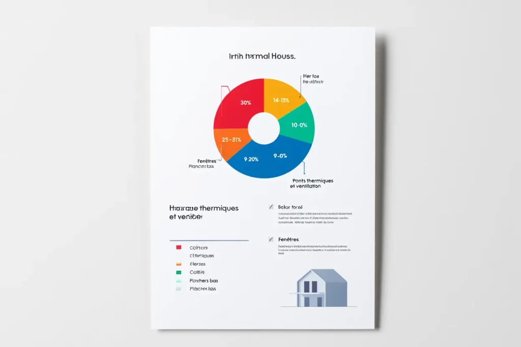 Répartition des pertes de chaleur
