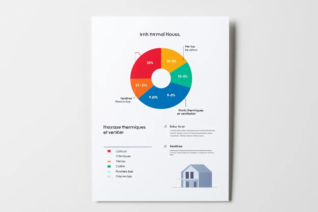 Répartition des pertes de chaleur