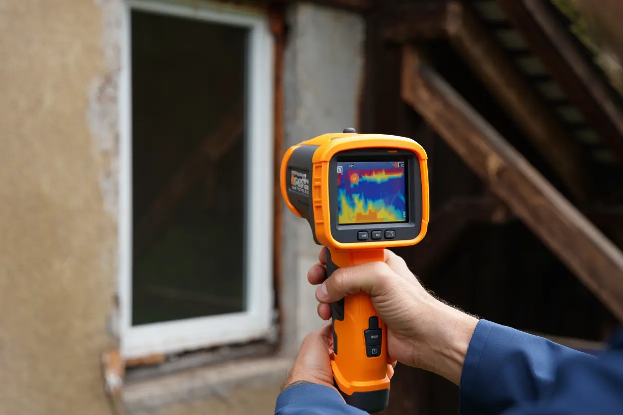 Inspection thermique professionnelle avec caméra infrarouge