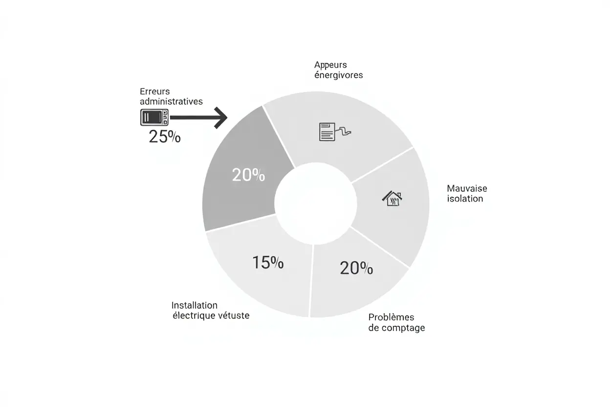 Causes principales de surconsommation