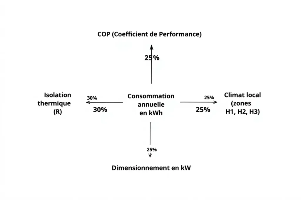 Facteurs influençant consommation PAC